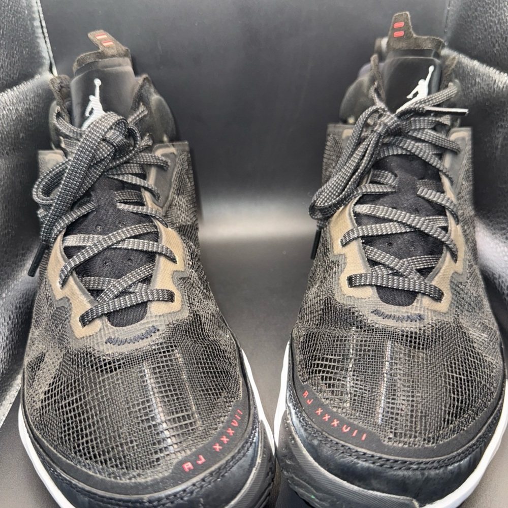 Jordan Size 12 - Air Jordan 37 Black Hot Punch, DD6958-091 Clean, No Box, Flawed